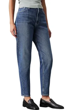 Calvin Klein Damen MOM Jean Zugeschnitten, , 32W / 28L
