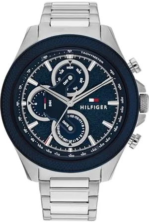 Tommy Hilfiger Multi Zifferblatt Quarz Uhr für Herren mit Edelstahlarmband