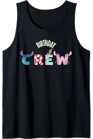 Disney Lilo & Stitch "Birthday Crew" Matching Birthday Party Tank Top