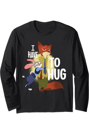 Disney Zootopia Judy Hopps and Nick Wilde "I Have to Hug" Langarmshirt