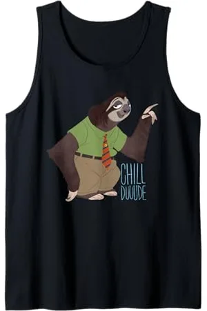 Disney Zootopia Flash the Sloth "Chill Duuude" Tank Top