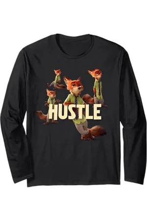 Disney Zootopia Nick Wilde "Hustle" Langarmshirt