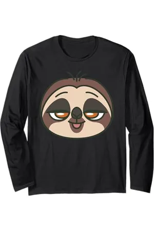 Disney Zootopia Flash the Sloth Cute Kawaii Big Face Costume Langarmshirt