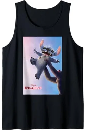 Disney Lilo & Stitch Rafiki Lifting Stitch Poster Tank Top