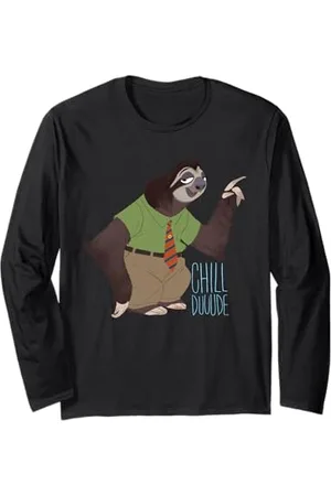 Disney Zootopia Flash the Sloth "Chill Duuude" Langarmshirt