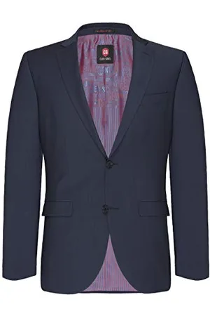 Club of Gents Herren Tailored Fit Anzug Andy SS 20 - 023S0, Blau (Blau 62), Gr. 27