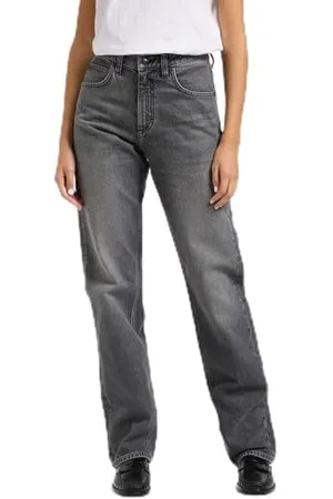 Lee Damen Jeans Rider Classic, Relaxed Straight Fit, Gerades Bein