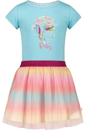 Salt & Pepper BY KIDS PARK Female Girls Dress Seq.Print Ice Kinderkleid, , 128 EU
