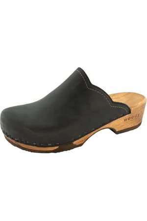 Woody Damen Emma Clog, Nero, 39 EU