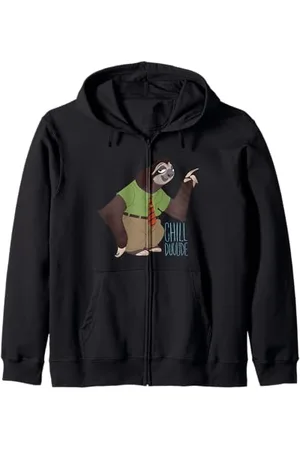 Disney Zootopia Flash the Sloth "Chill Duuude" Kapuzenjacke