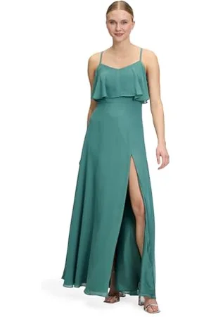 Vera Mont Damen Abendkleid mit Volant ,38