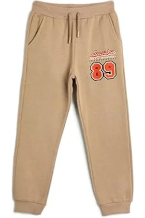 Koton Basic Jogger Sweatpants Sport Themed Printed Detail Drawstring Soft Interior