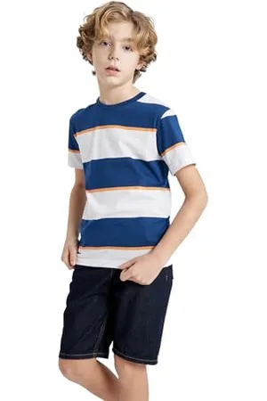 DeFacto T-Shirt Jungen - Hochwertiges und trendiges T-Shirt für Jungs - T-Shirt Kinder Jungen
