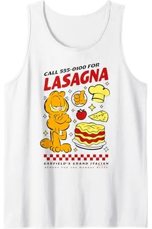 Garfield Lasagne Katze Tank Top