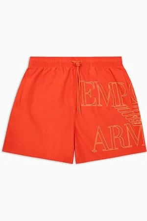 Emporio Armani Herren Mid Boxer Badehose, , XL