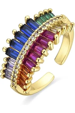 Luxenter Ring mit 18-karätigem Gold - Osere, Metall, Zirkonia