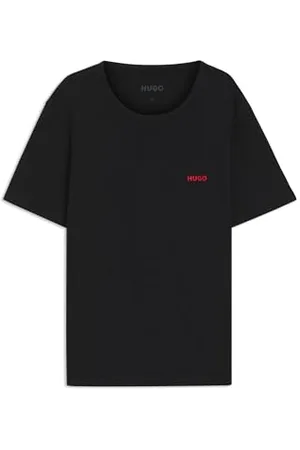 HUGO BOSS Herren T-Shirt RN Triplet P Dreier-Pack T-Shirts aus Baumwolle mit Logo-Print Schwarz001 XL
