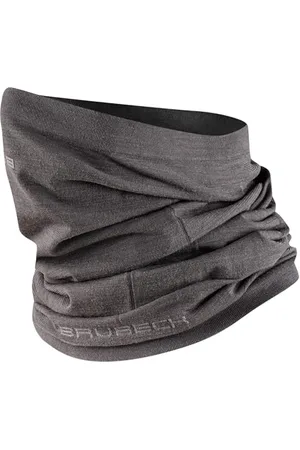 Brubeck X-PERT 54% Merinowolle Loop Schal | Skimaske & Motorrad Halstuch | Halswärmer & Stirnband, Gr.:L - XL, Farbe:Titanium