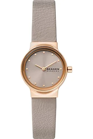 Skagen Freja Uhr für Damen, Quarzwerk mit Edelstahl- oder Lederarmband, , 26MM