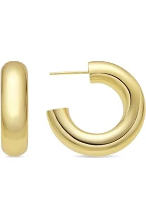 Luxenter Ohrringe mit 18-karätigem Gold - Thea, Pequeños, Metall, Kein Edelstein