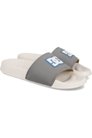 Dcshoes Herren Slide Sandale, Off White/Placid Blue, 42 EU