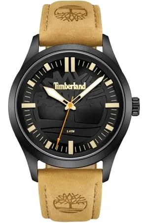 Timberland Herren Analog Quarz Uhr mit Leder Armband TDWGA0029601