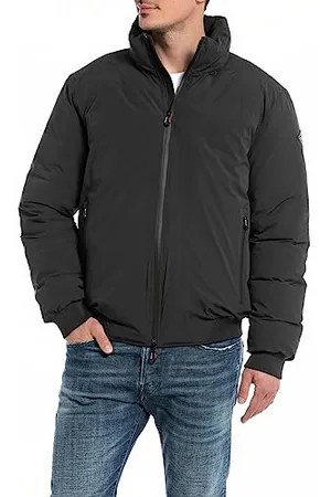 Replay Herren Jacke Winterjacke aus Nylon, (Schwarz), S