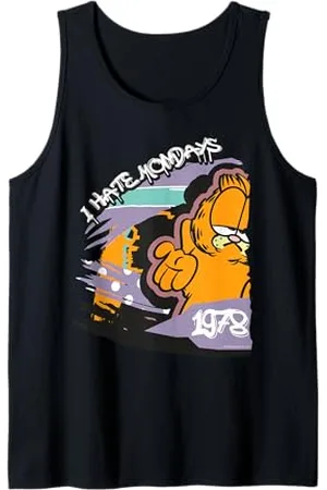 Garfield Ich hasse Montage Streetwear Tank Top