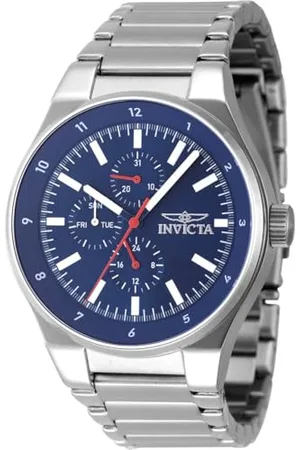 Invicta Herren Analog Quarz Uhr mit Edelstahl Armband 47548