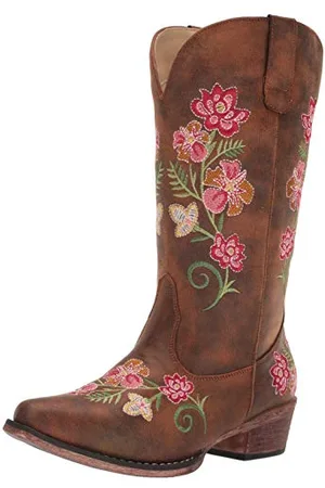 Roper Damen Riley Floral Mode-Stiefel, , 40.5 EU Weit
