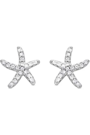 Luxenter Ohrringe mit glänzendem Zirkoniastein, rhodiniert, Emuh, Pequeños, Metall, Zirkonia