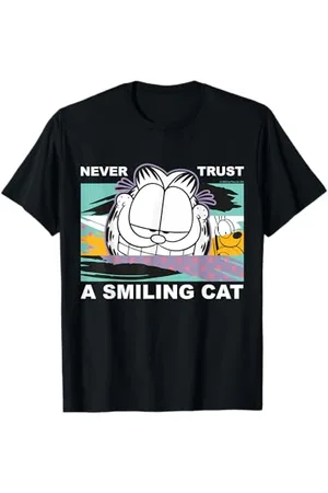 Garfield Traue niemals einer lächelnden Katze T-Shirt