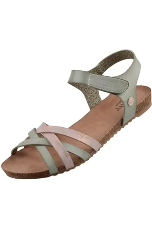 Mustang Damen Sandalen Grün/Multi EU 38