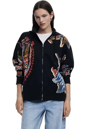 Desigual Damen Sweat_Melted Paisleys Sweatshirt, , XL