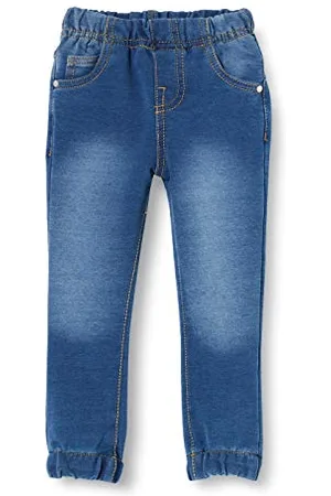 chicco Baby-Jungen Pantaloni Lunghi Denim Stretch Bimbo, , 68 (Herstellergröße: 068)