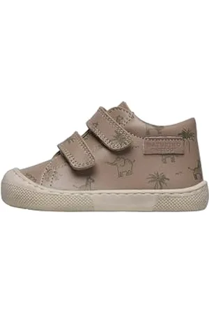 Naturino Barefoot Amur VL Calf PR.Savana Taupe-Militare Krippenschuh, , 25 EU