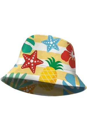 KARACTERMANIA Sun-Bucket Kindermütze, Mehrfarbig, 25 x 15 cm