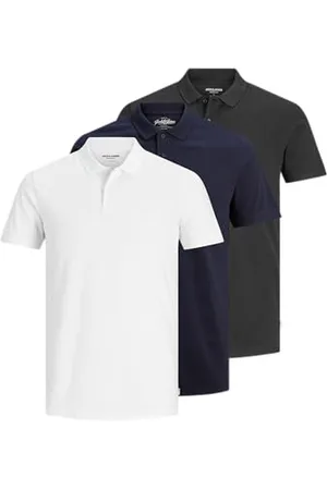 JACK & JONES Herren Jjebasic Polo Ss 3Pk Mp Noos, , S (3er Pack)