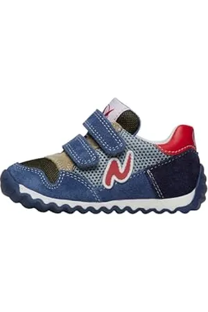 Naturino Sammy 2 VL. Suede/NET Azure-Celeste-Militare Krippenschuh, , 30 EU