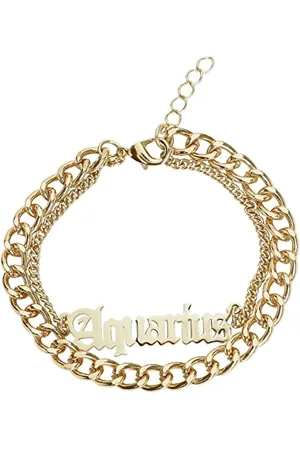 Urban classics Unisex Fußkettchen Zodiac Golden Anklet, Farbe , Größe S/M