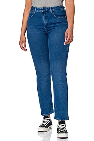 Lee Damen Classic Straight PLU Jeans, 44W / 31L