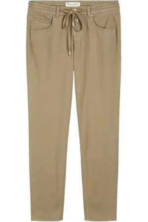 Marc O’ Polo Marc OߴPolo Damen Jeanshose mit Stretch-Anteil Boyfriend Fit, Beige (Summer Sand), W28/L32
