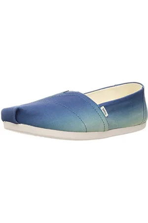 TOMS Damen Alpargata Classic Espadrille, Aqua Heritage Canvas, 37.5 EU