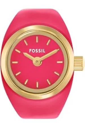 Fossil Damen Analog Quarz Uhr mit Edelstahl Armband ES5414