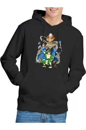 Avatar: The Last Airbender Unisex Team Avatar Elements Hoodie Kapuzenpullover, , XXL