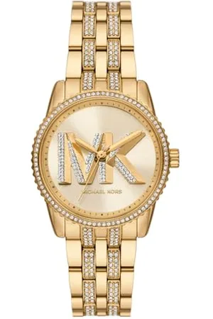 Michael Kors Damen Analog Quarz Uhr mit Edelstahl Armband MK7540
