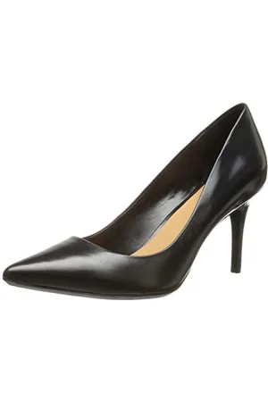 Calvin Klein Damen Gayle Pumps, Schwarzes Wildleder, 38.5 EU