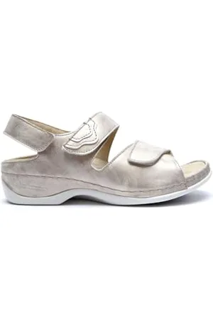 Berkemann Damen Rina Sandale, Altsilber/Silber, 42 EU