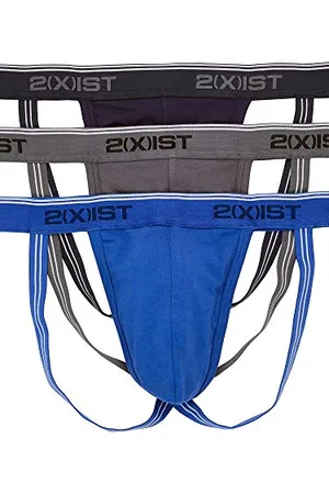 2Xist )IST Herren Jock Strap aus Baumwolle, Stretch, 3er-Pack, , Large