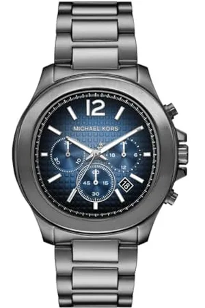 Michael Kors Herren Analog Quarz Uhr mit Edelstahl Armband MK9213